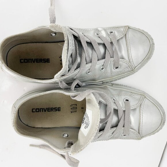 CONVERSE Chuck Taylor All Star Classic Silverβ Kids Sneakers Size US 2 - Picture 15 of 15